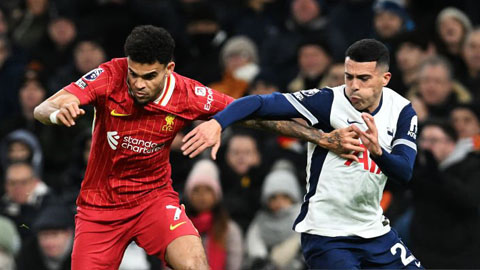 Trực tiếp Tottenham 0-1 Liverpool: Luis Diaz mở tỷ số