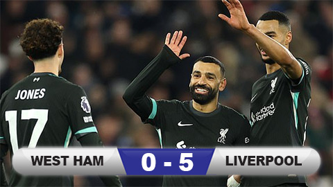 Salah bùng nổ, Liverpool kết năm hoàn hảo với chiến thắng '5 sao'