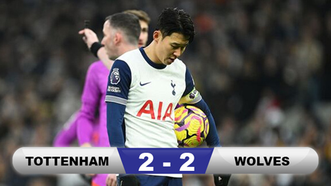 Kết quả Tottenham 2-1 Wolves: Son không được Xuân