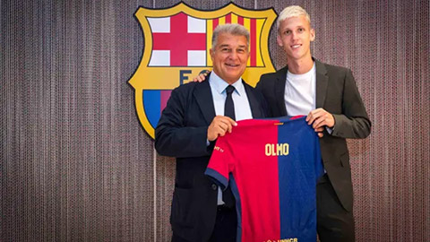 Barca có thể mất 263 triệu euro vì Dani Olmo