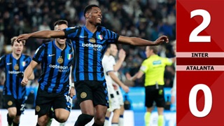 VIDEO bàn thắng Inter vs Atalanta: 2-0