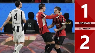 VIDEO bàn thắng Juventus vs AC Milan: 1-2 (Bán kết siêu cúp Italia 2024/25)