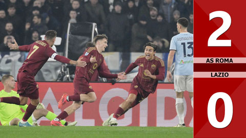 VIDEO bàn thắng AS Roma vs Lazio: 2-0 (Vòng 19 Serie A 2024/25)