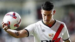 James Rodriguez chấm dứt hợp đồng với Rayo Vallecano chỉ sau 6 tháng