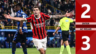 VIDEO bàn thắng Inter vs AC Milan: 2-3