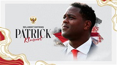 Patrick Kluivert chính thức trở thành HLV trưởng của Indonesia