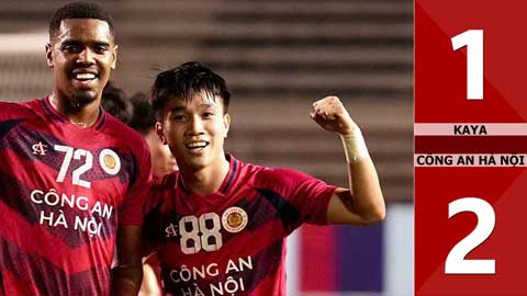 VIDEO bàn thắng Kaya vs Công an Hà Nội: 1-2 (Giải vô địch các CLB Đông Nam Á 2024/25)