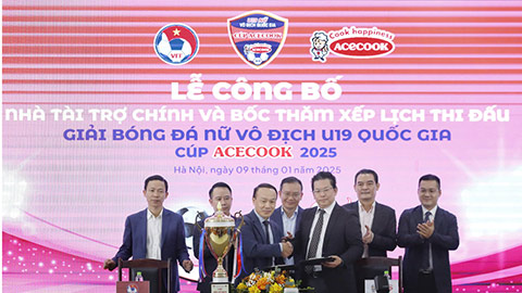 6 đội tranh tài ở giải U19 nữ Quốc gia - Cúp Acecook 2025