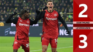 VIDEO bàn thắng Dortmund vs Leverkusen: 2-3 (Vòng 16 Bundesliga 2024/25)