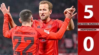 VIDEO bàn thắng Bayern vs Hoffenheim: 5-0 (Vòng 17 Bundesliga 2024/25)