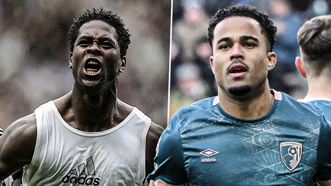 Justin Kluivert chỉ cần 2 trận để vượt mặt người cha Patrick