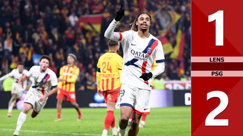 VIDEO bàn thắng Lens vs PSG: 1-2 (Vòng 18 Ligue 1 mùa giải 2024/25)