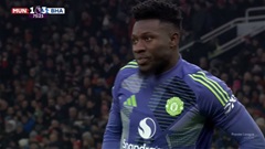 Andre Onana mắc sai lầm ngớ ngẩn biếu không bàn thắng cho Brighton