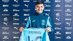 Man City ra mắt tân binh Abdukodir Khusanov