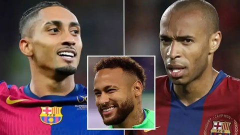 Raphinha tiến gần đến đẳng cấp của Neymar và Henry?