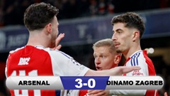 Kết quả Arsenal 3-0 Dinamo Zagreb: Pháo thủ sáng cửa đi tiếp