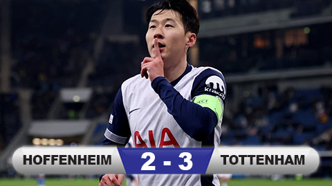 Kết quả Hoffenheim 2-3 Tottenham: Son Heung-min tỏa sáng