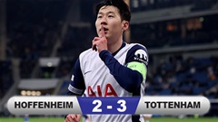 Kết quả Hoffenheim 2-3 Tottenham: Son Heung-min tỏa sáng