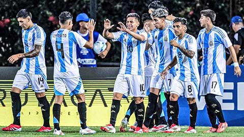 Argentina hủy diệt Brazil 6-0 tại giải U20 Nam Mỹ