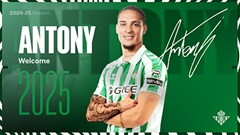 Antony nói gì sau khi ra mắt Real Betis?