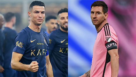 Cristiano Ronaldo vượt lên trên Lionel Messi