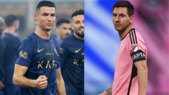 Cristiano Ronaldo vượt lên trên Lionel Messi