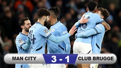 Kết quả Man City 3-1 Club Brugge: Man xanh vào vòng play-off    