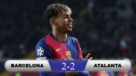 Kết quả Barca 2-2 Atalanta: Barca rơi chiến thắng