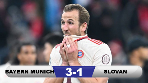 Kết quả Bayern 3-1 Slovan Bratislava: Kane ghi bàn, Bayern thắng cũng không vui