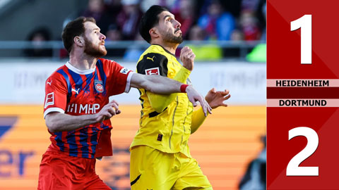 VIDEO bàn thắng Heidenheim vs Dortmund: 1-2 (Vòng 20 Bundesliga 2024/25)