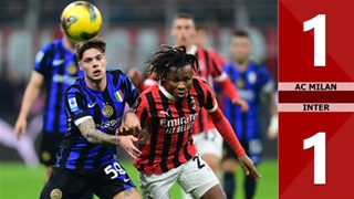 VIDEO bàn thắng AC Milan vs Inter: 1-1 (Vòng 23 Serie A 2024/25)