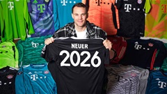 Bayern gia hạn với Manuel Neuer thêm một năm