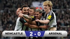 Kết quả Newcastle 2-0 Arsenal: Chích chòe vào chung kết