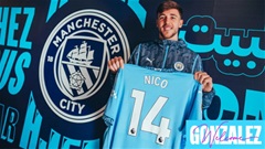 Bom tấn Nico Gonzalez chính thức ra mắt Man City, mặc áo số 14