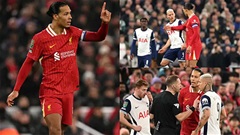 Virgil van Dijk may mắn thoát thẻ đỏ