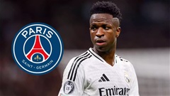 Vinicius đàm phán gia nhập PSG