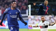 Ousmane Dembele cân bằng kỷ lục của Neymar và Kylian Mbappe