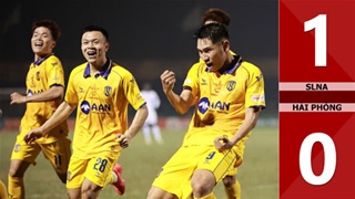 VIDEO bàn thắng SLNA vs Hải Phòng: 1-0 (Vòng 13 V.League 2024/25)