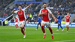 Tường thuật Leicester 0-2 Arsenal: Pháo thủ giành 3 điểm