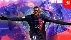 Ousmane Dembele tái sinh ở thiên đường 'số 9'