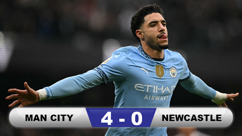 Kết quả Man City 4-0 Newcastle: Đại thắng chờ tái đấu Real