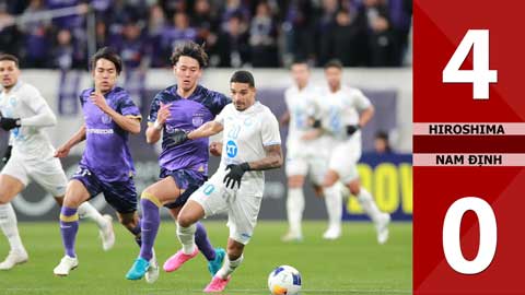 VIDEO bàn thắng  Sanfrecce Hiroshima vs Nam Định: 4-0 (AFC Champions League 2)