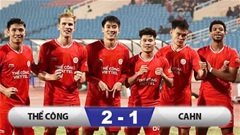 Kết quả Thể Công Viettel 2-1 Công an Hà Nội: Thể Công Viettel vô địch lượt đi