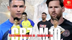 Cách con trai của Ronaldo và Messi trở thành những quân cờ