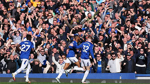 Trực tiếp Everton 2-0 MU: Chờ Quỷ đỏ vùng lên