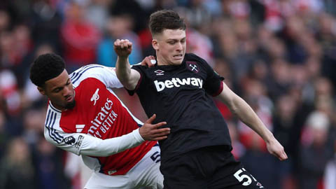 Trực tiếp Arsenal 0-0 West Ham: Thế trận cân bằng