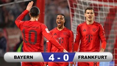 Kết quả Bayern 4-0 Frankfurt: Hùm xám giương oai