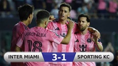 Kết quả Inter Miami 3-1 (chung cuộc 4-1) Sporting KC: Vé đi tiếp dễ dàng