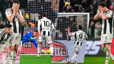 Juventus gục ngã ở Coppa Italia: Đấu Cúp thua toàn tập