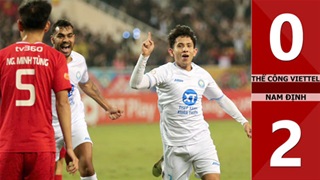 VIDEO bàn thắng Thể Công Viettel vs Nam Định: 0-2 (Vòng 15 V.League 2024/25)